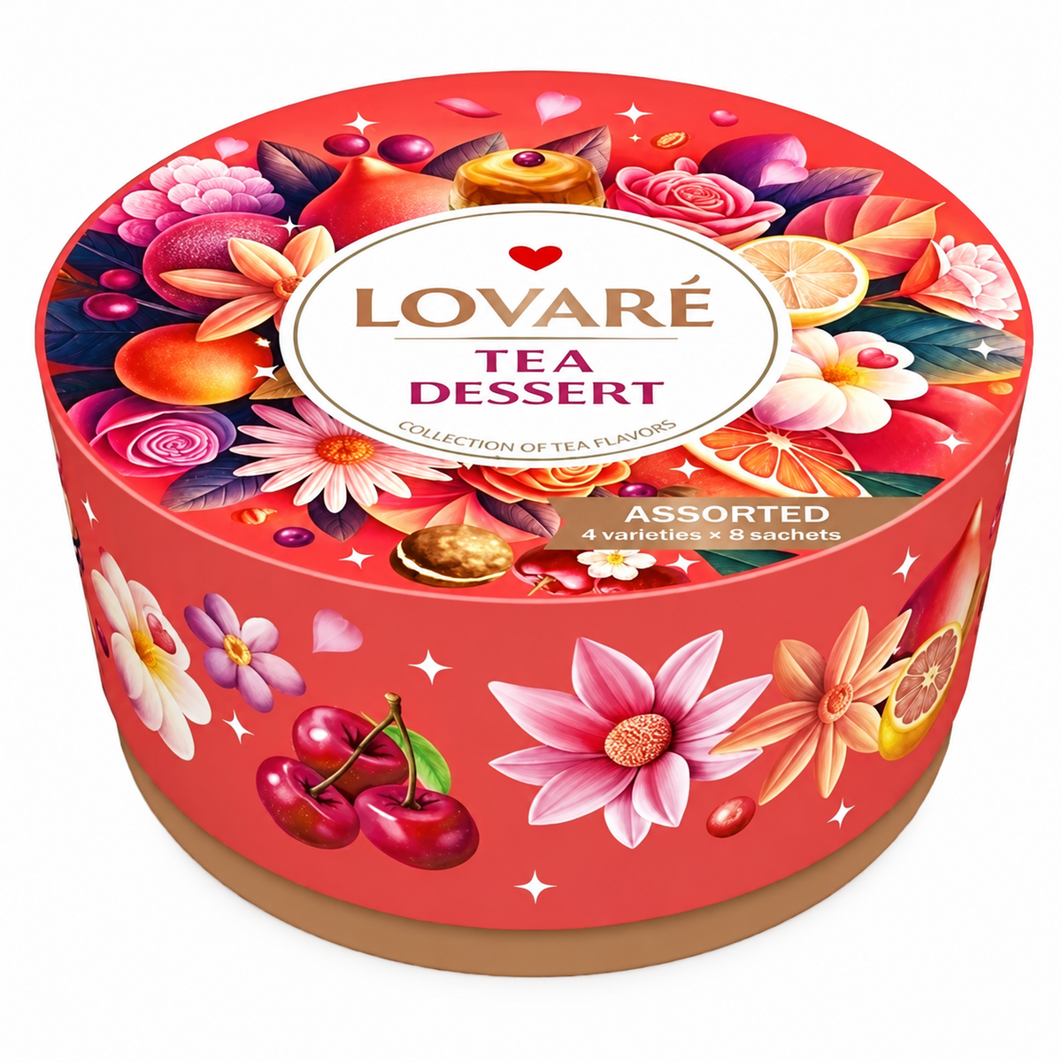 LOVARE Tea Dessert – Schwarztee-Sortiment, 40 × 2 g