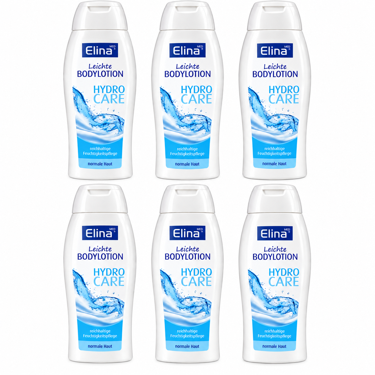 Elina med Leichte Bodylotion Hydro Care – 250 ml ( 6 Pack)