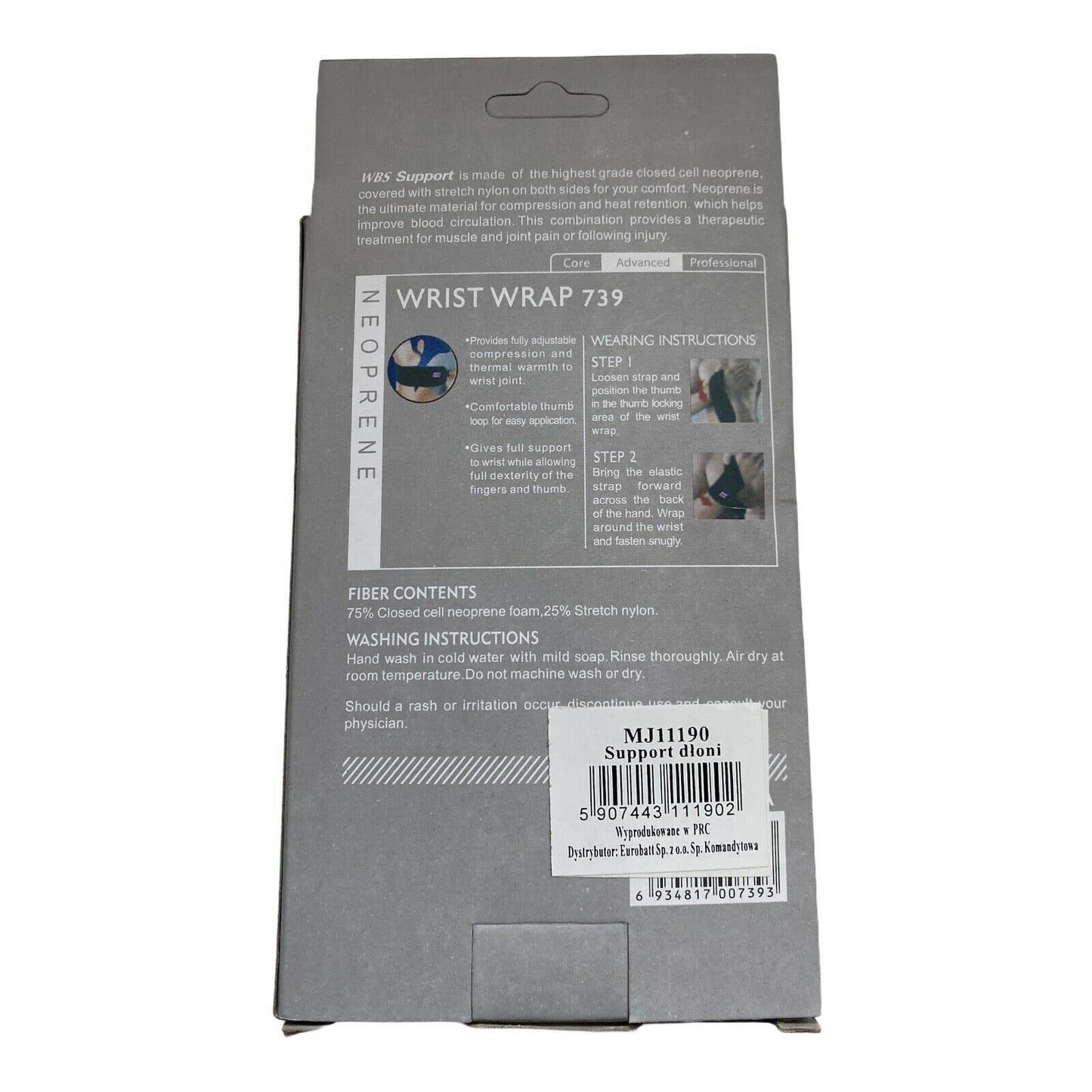 Handbandage Handgelenk Schiene Handgelenkstütze