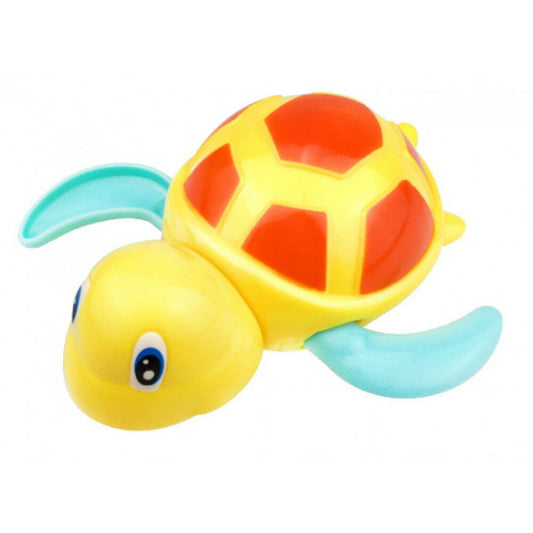 Baby Badespielzeug Schildkröte Gelb Aufziehspielzeug Badewanne Wasserspielzeug K