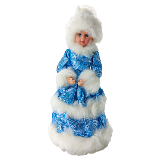 "Snegurotschka"Figur  mit Bonbonbehälter "Снегурочка"Schneemädchen