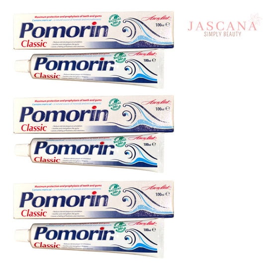 3 x100 ml Zahnpasta POMORIN  Classik