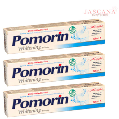 3 x 100 ml Zahnpasta Pomorin Whitening