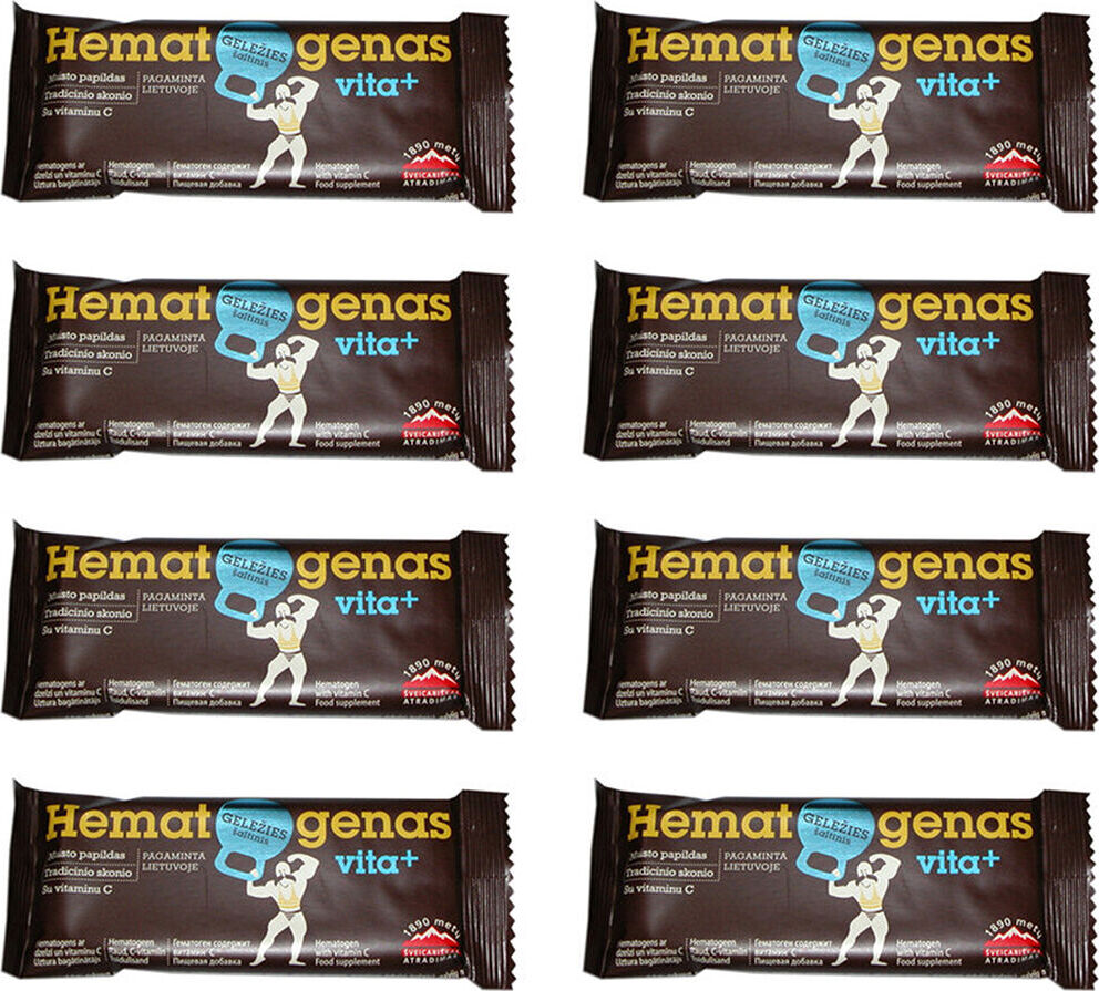 8 x 50 g Gematogen Hematogenas eiweißhaltiger Karamell Hämatogen klassik