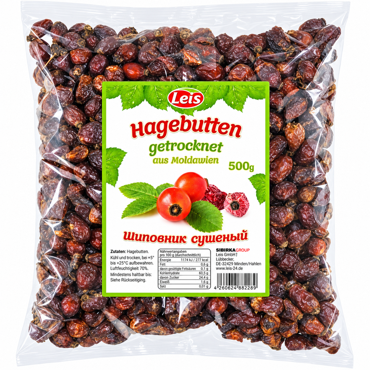 Leis Hagebutten getrocknet aus Moldawien 500g