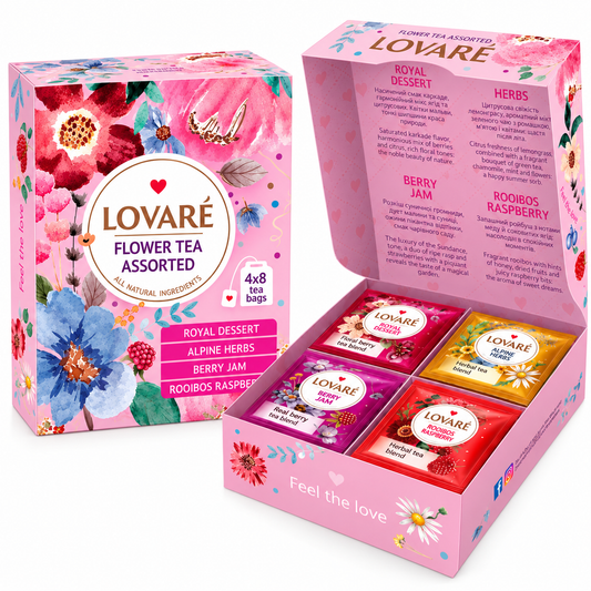 Lovare  Blumentee Assortie  in Teebeutel 32*1,5g