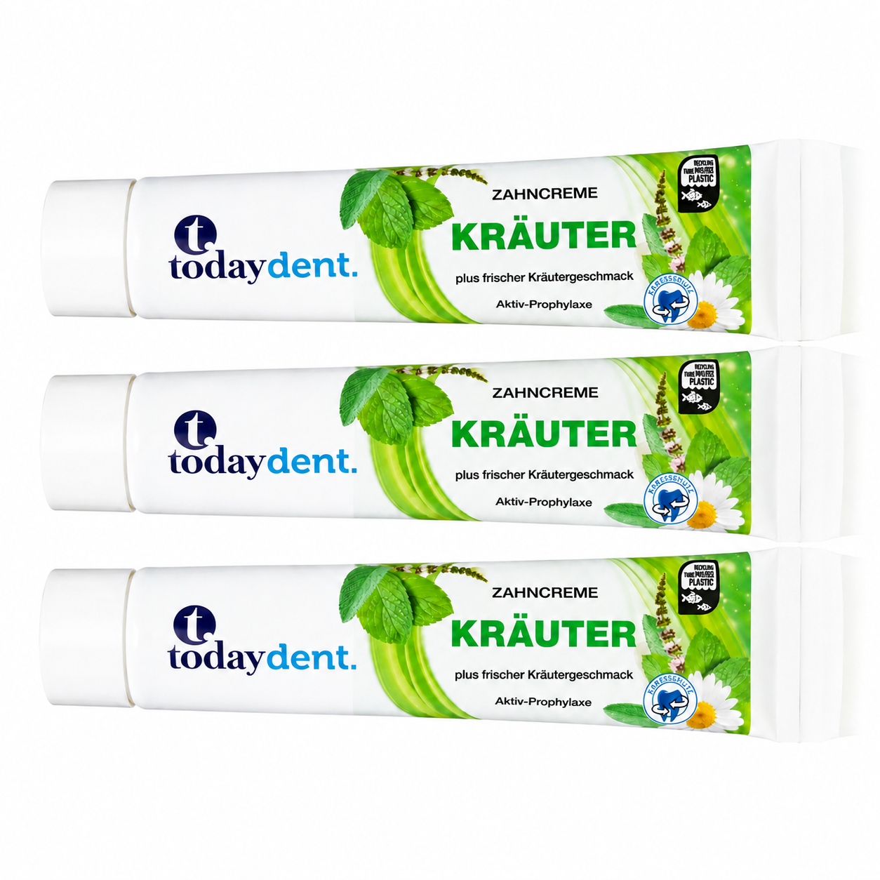 Todaydent Kräuter Zahncreme – 125 ml ( 3 Pack)