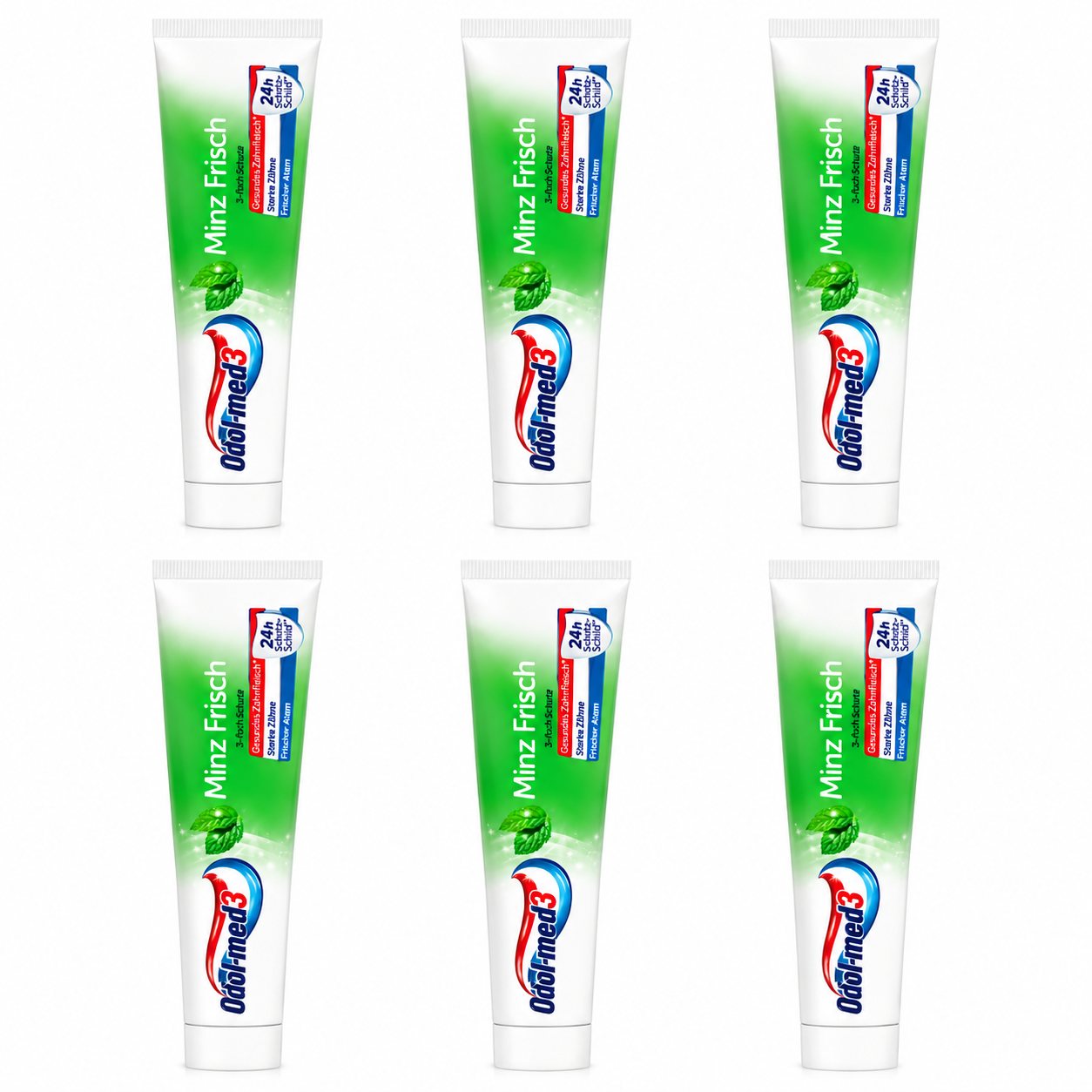 Odol-med3 Minz Frisch Zahncreme – 75 ml (6 Pack)
