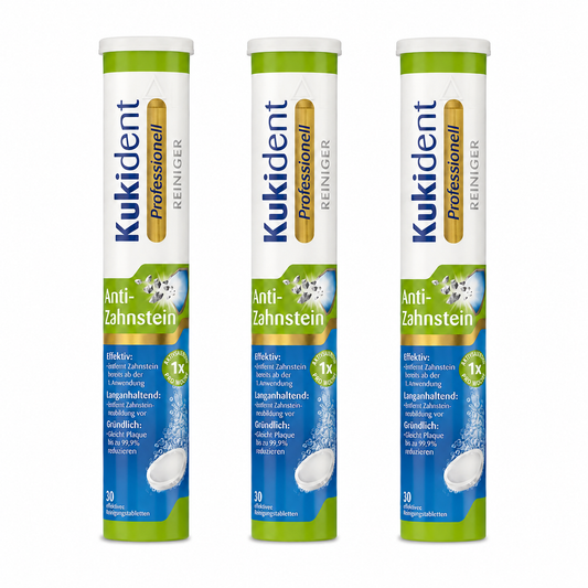 Kukident Professional Reiniger Anti-Zahnstein für Zahnprothesen, 30 Tabletten ( 3 Pack9