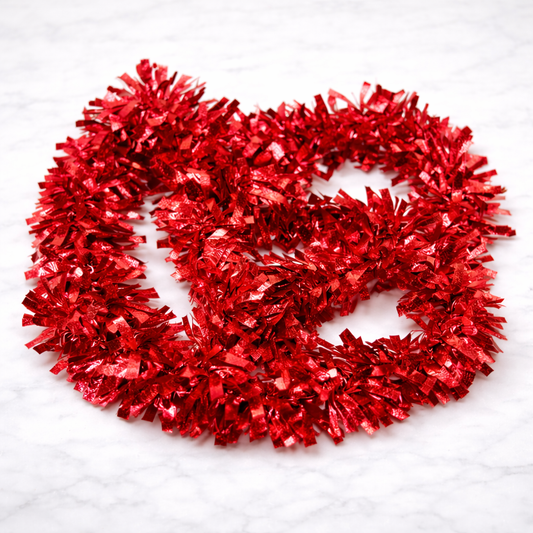 Weihnachtsgirlande Kunststoff 190 cm Tannenbaum-Lametta