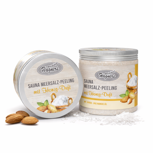 Original Hagners Sauna Meersalz-Peeling mit Honig-Duft 200 g