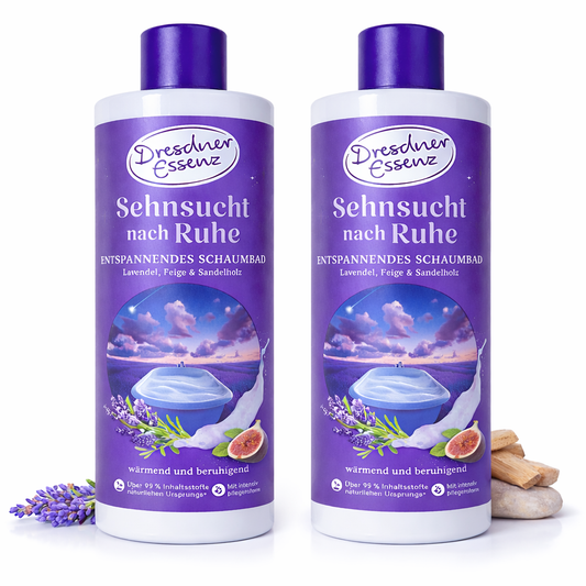 2x500 ml Dresdner Essenz „Sehnsucht nach Ruhe“ – Schaumbad