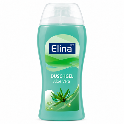 Elina Med Duschgel Aloe Vera 250 ml – Feuchtigkeitsspendende Hautpflege mit Aloe Vera