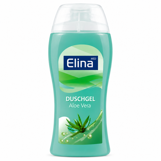Elina Med Duschgel Aloe Vera 250 ml – Feuchtigkeitsspendende Hautpflege mit Aloe Vera