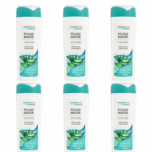 Marvita Duschgel Joghurt Aloe Vera mild Pflege Dusche 300 ml (6 Pack)