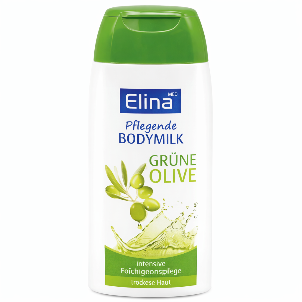 Elina Med Pflege-Bodymilk Grüne Olive – 200 ml