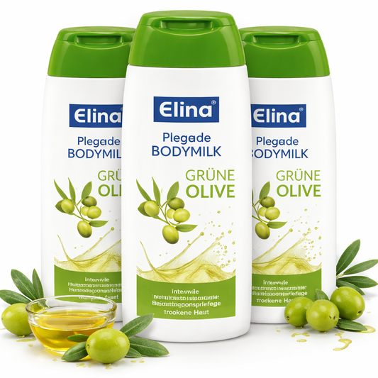Elina Med Pflege-Bodymilk Grüne Olive – 200 ml ( 3 pack)