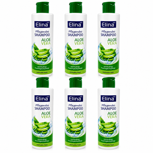 Elina Med Pflegendes Shampoo Aloe Vera – 250 ml (6 Pack)