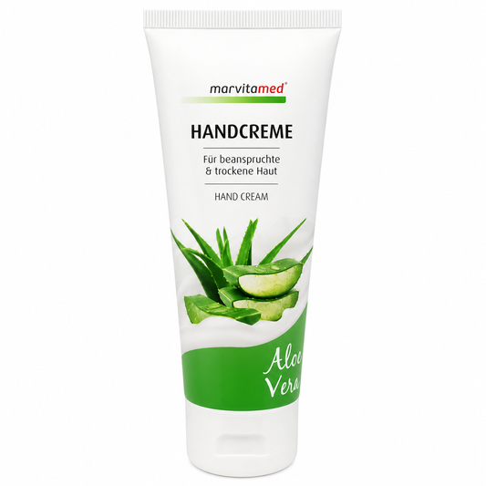 Marvitamed Handcreme Aloe Vera – Pflege für beanspruchte & trockene Haut 75 ml