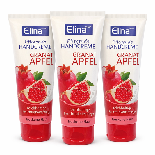 3 St.x75 ml Elina Granatapfel Handcreme