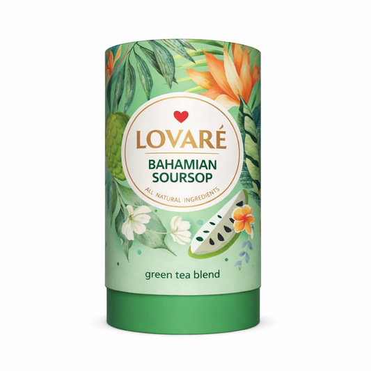 Lovare Tee "Bahama-Soursop", Grüntee, 80g