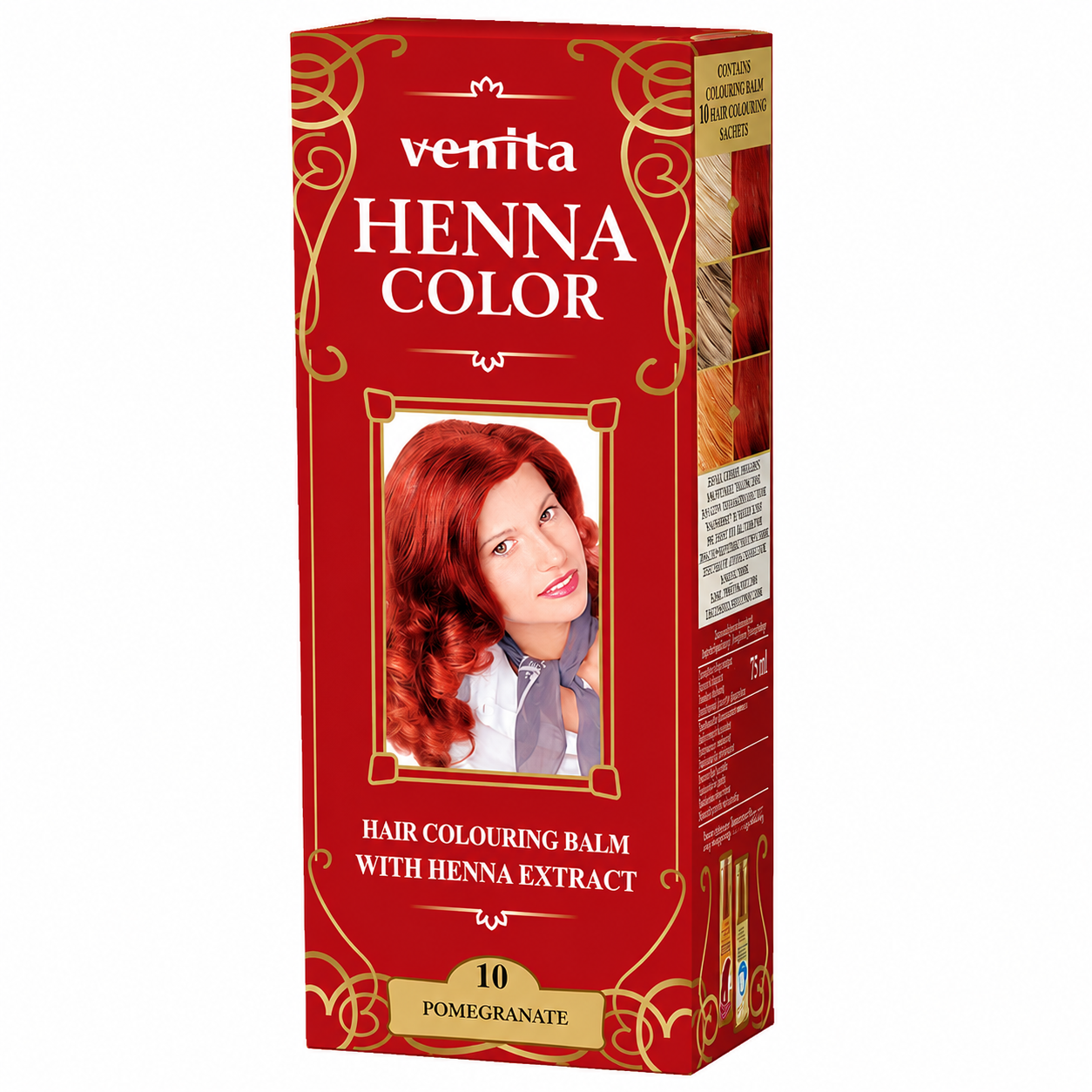 Venita Henna Color 10 Pomegranate – Haarfärbebalsam mit Henna-Extrakt 75 ml