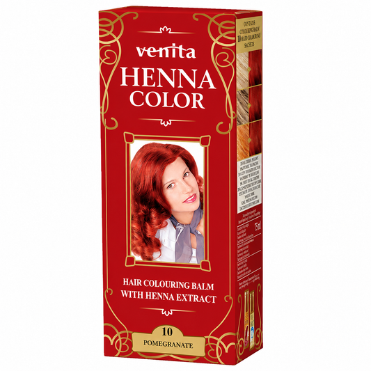 Venita Henna Color 10 Pomegranate – Haarfärbebalsam mit Henna-Extrakt 75 ml