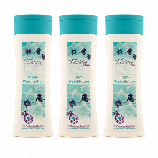 ReAm Orchidee Intim Waschlotion 300 ml – Milde Intimpflege mit Aloe Vera & Panthenol (3 pack)