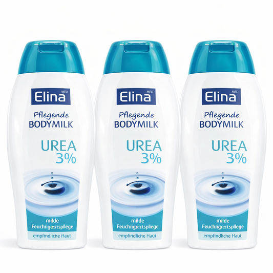 Elina Urea 3% Bodymilk 250ml Sensitive ( 3 Pack)