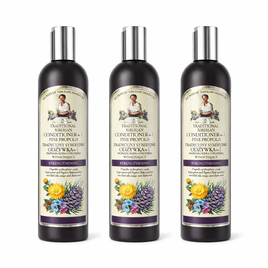 Traditioneller Sibirischer Conditioner Nr. 1 – Kiefer Propolis 550 ml (3 Pack)