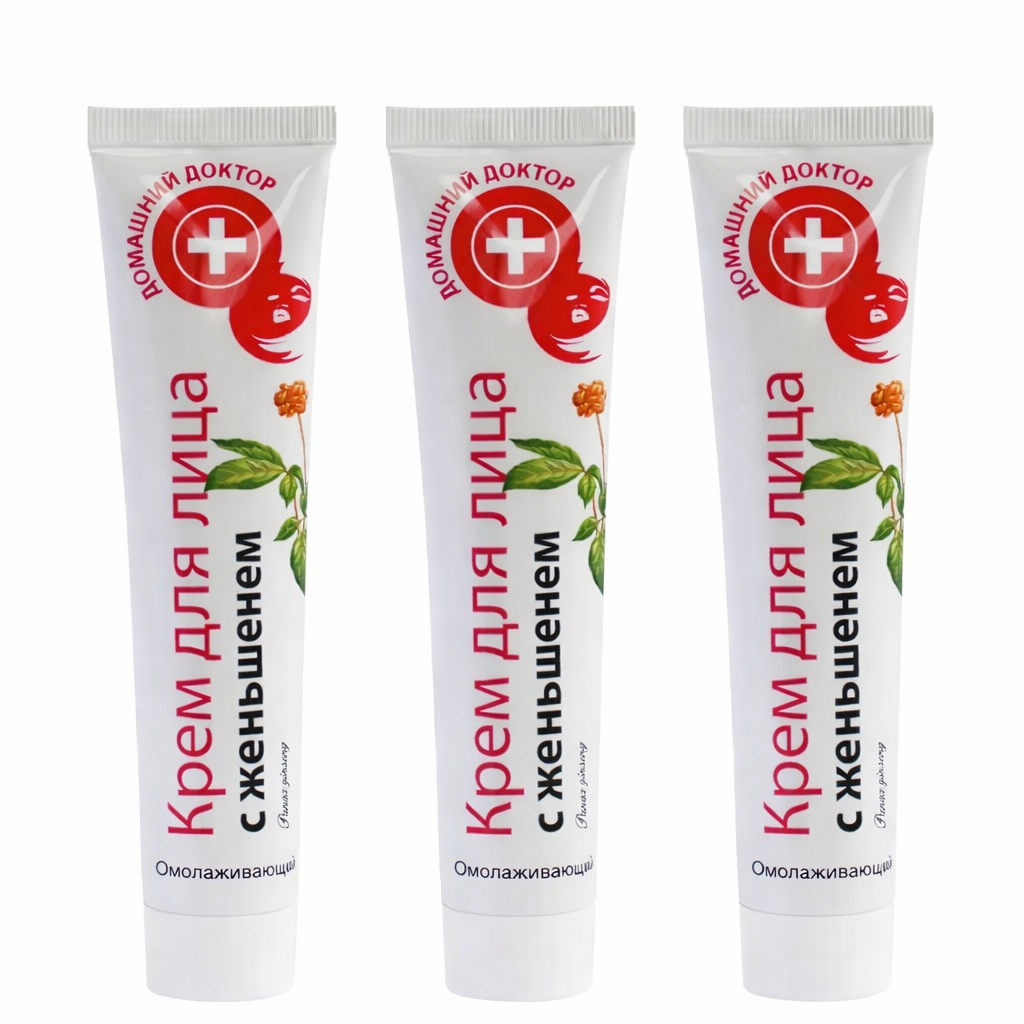 3x 42 ml  The Doktor Gesichtscreme Ginseng Verjüngung Tagescreme