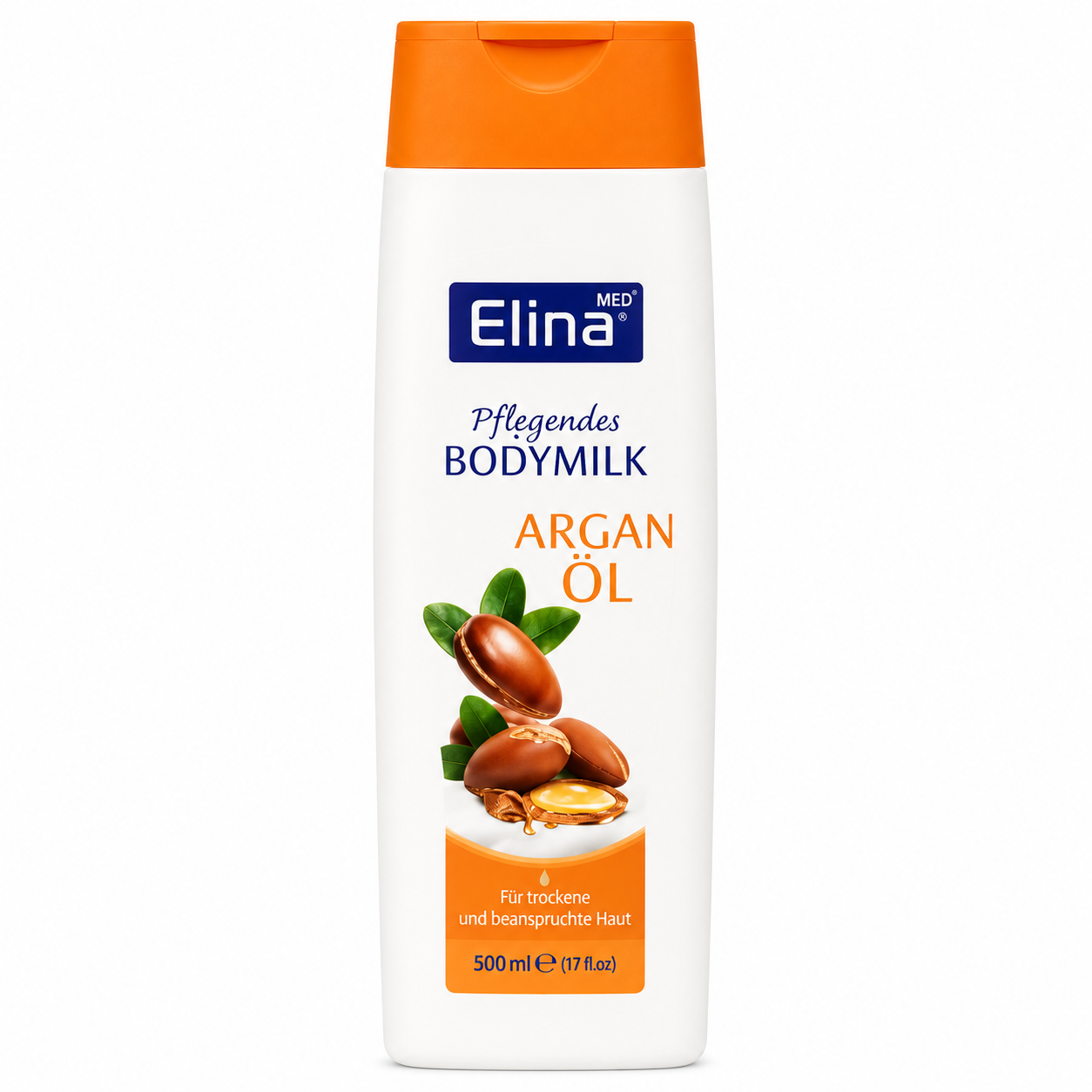 Elina Med Bodymilk Arganöl 250 ml – Pflegende Körperlotion für trockene Haut