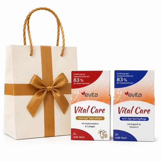 evita Vital Care Geschenkset – Tagespflege & Nachtpflege mit Geschenktasche