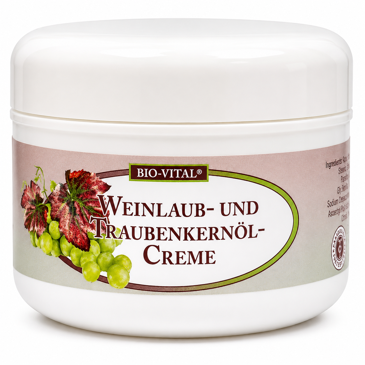 BIO-VITAL Weinlaub- & Traubenkernöl-Creme Körpercreme. 250 ml