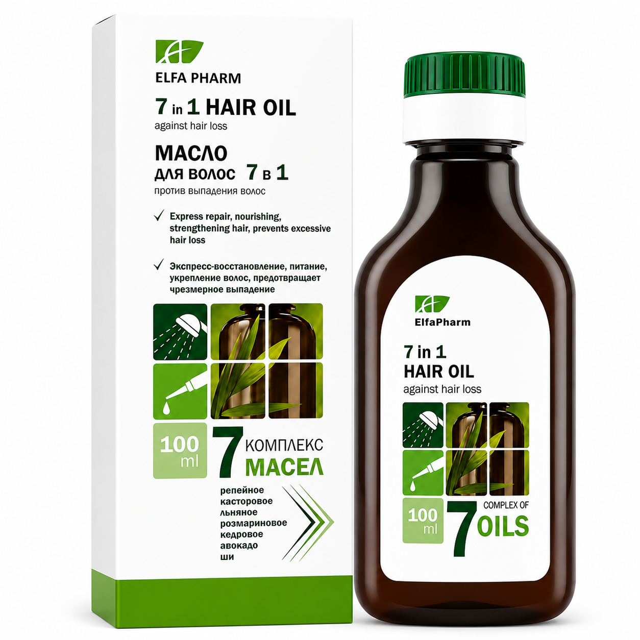 Elfa Pharm Haaröl gegen Haarausfall 7 in 1 – 100 ml