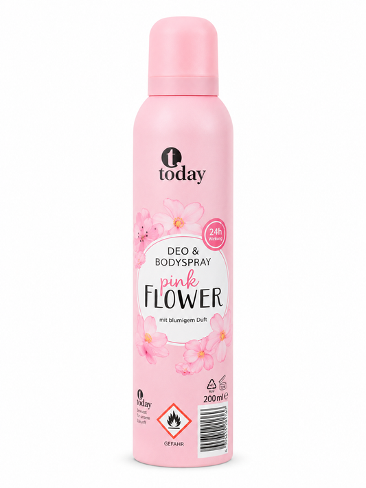 today Deo & Bodyspray Pink Flower – 200 ml
