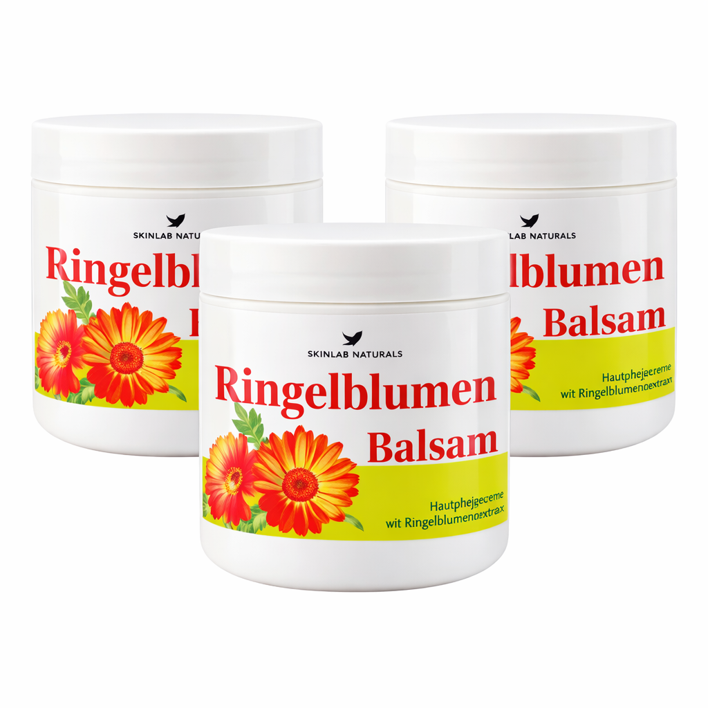 3x 250 ml Herbamedicus Ringelblumen Balsam