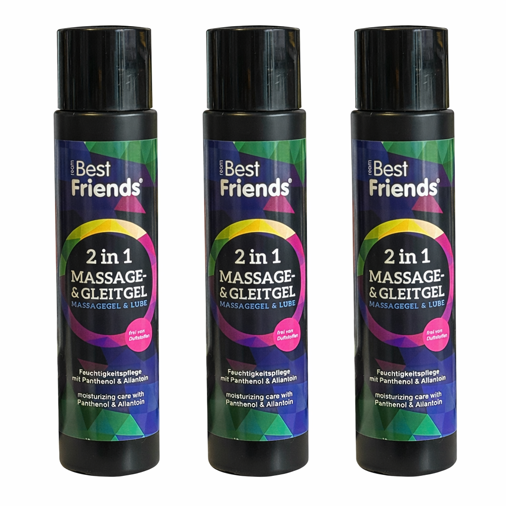 ReAm Best Friends Massagegel § Gleitgel  200 ml 3 (pack)