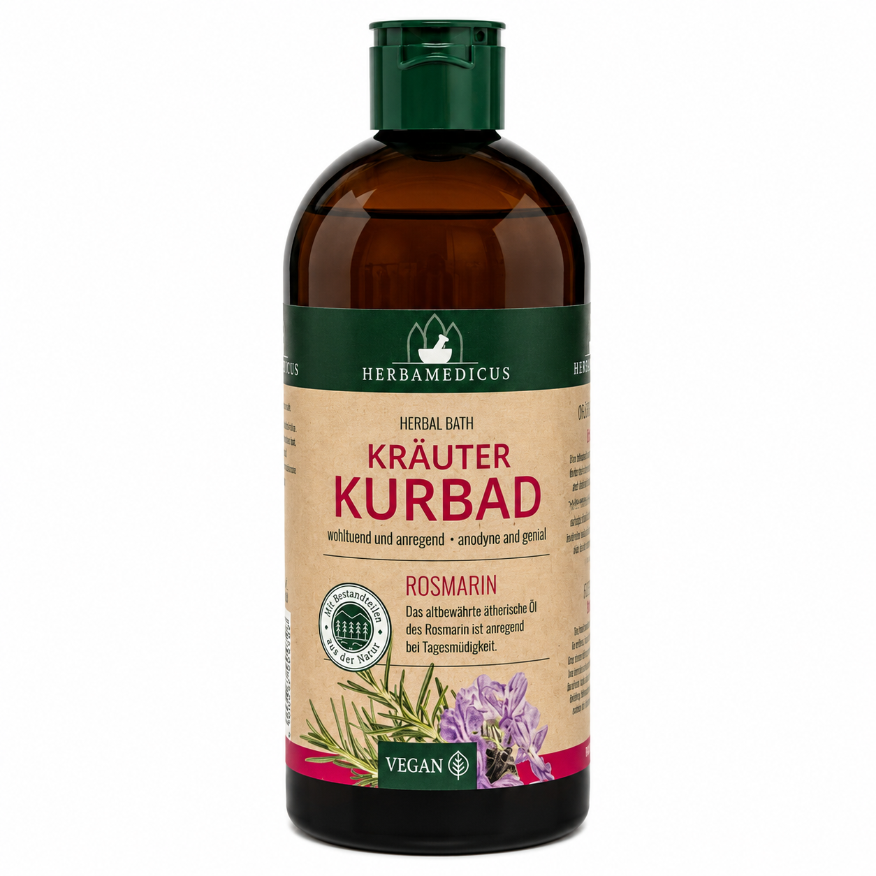 Herbamedicus Kräuterbad 500ml Kräuter Kurbad Rosmarin