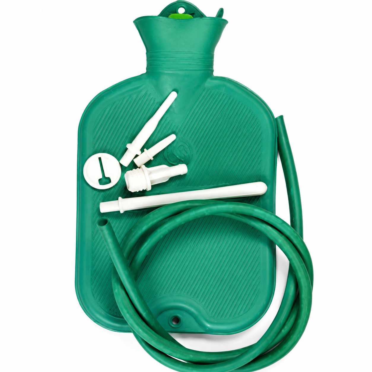 Esmachar 2L Gummiflasche Set Zubehör Einlauf Set Klistier Einlauf