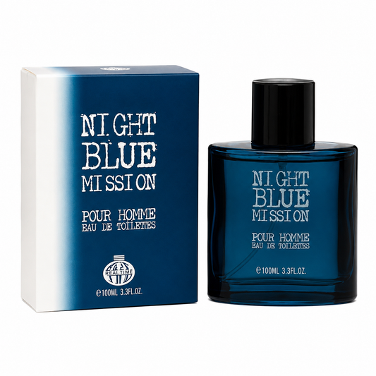 Real Time Eau de Toilette 100 ml – “Night Blue Mission”