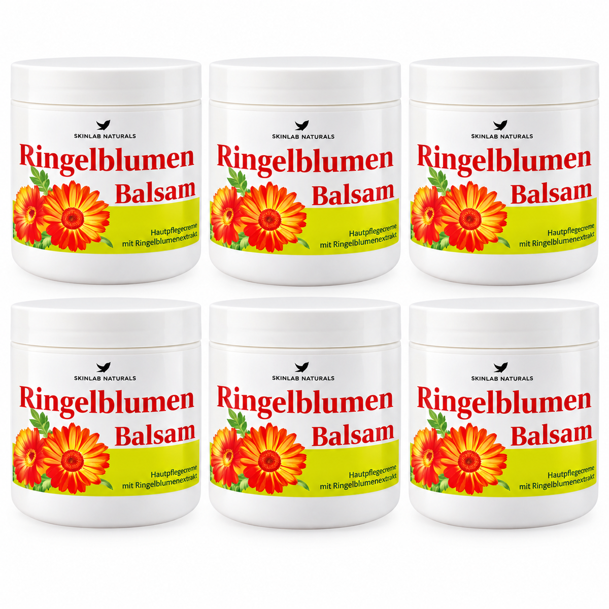 6x 250 ml Herbamedicus Ringelblumen Balsam