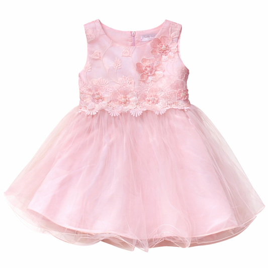 Kinder Fest Kleid Mädchen Kommunion Kleid Ärmelloss