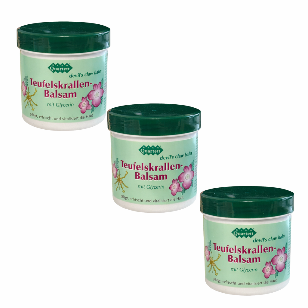 3x250 ml ReAm Quartett Teufelskralle Hautbalsam m. Glycerin pflegt erfrischt