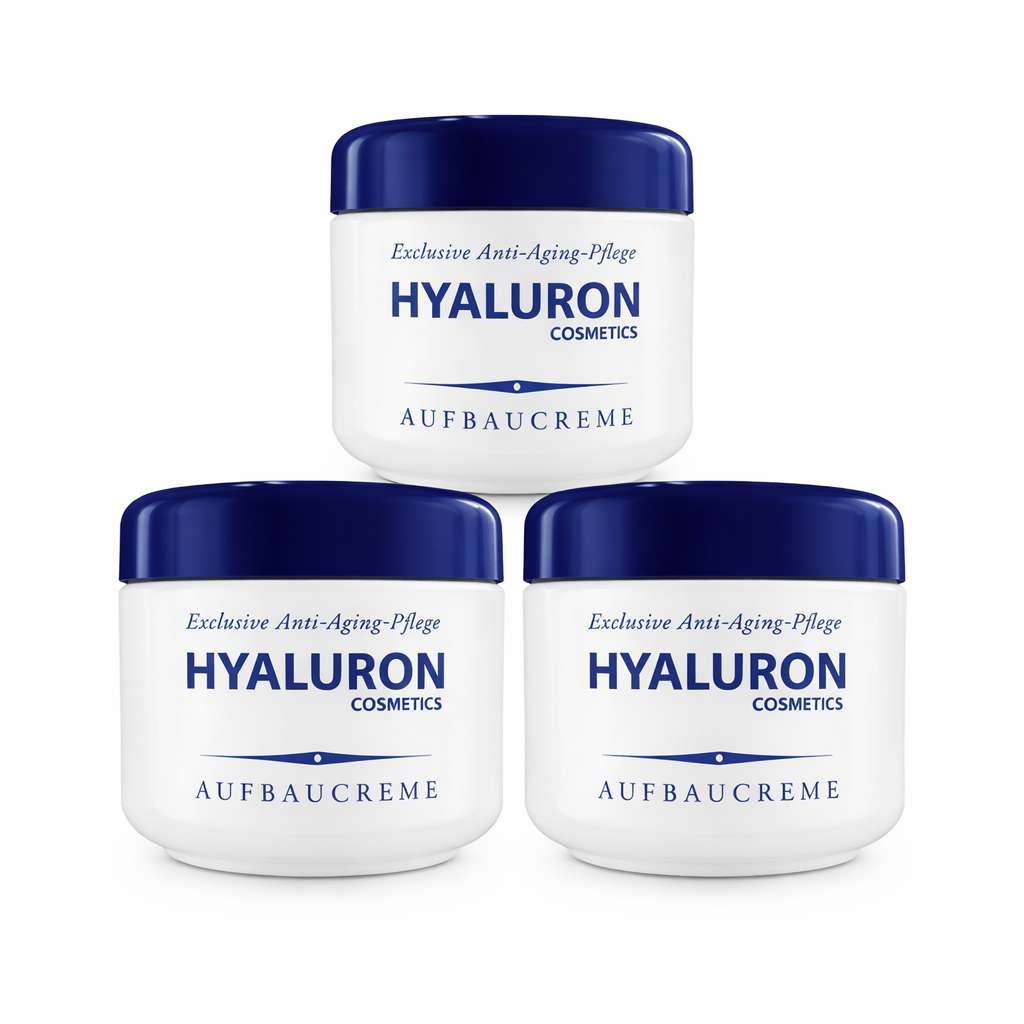 Hyaluron Cosmetics / Aufbaucreme /Nachtcreme 125 ml (3Pack)