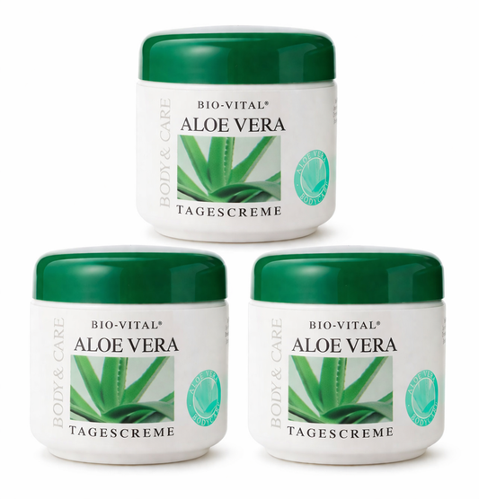 BIO-VITAL Aloe Vera Tagescreme. 125 ml (3 Pack)