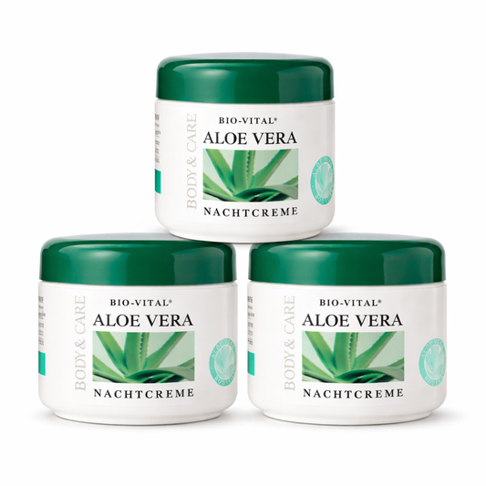 BIO-VITAL Aloe Vera  Nachtcreme 125 ml (3 Pack)