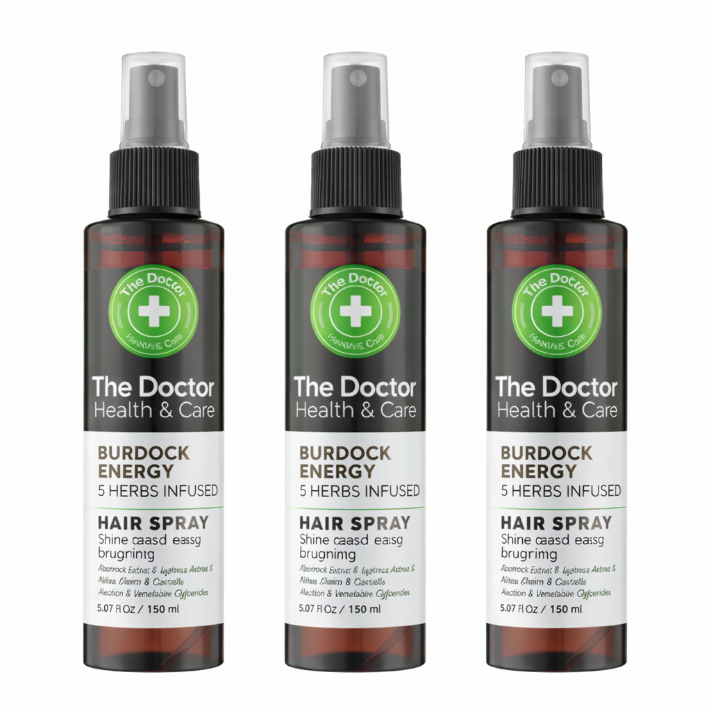 3x150 ml The Doctor Health & Care Klette Energie Vitalisierendes Spray