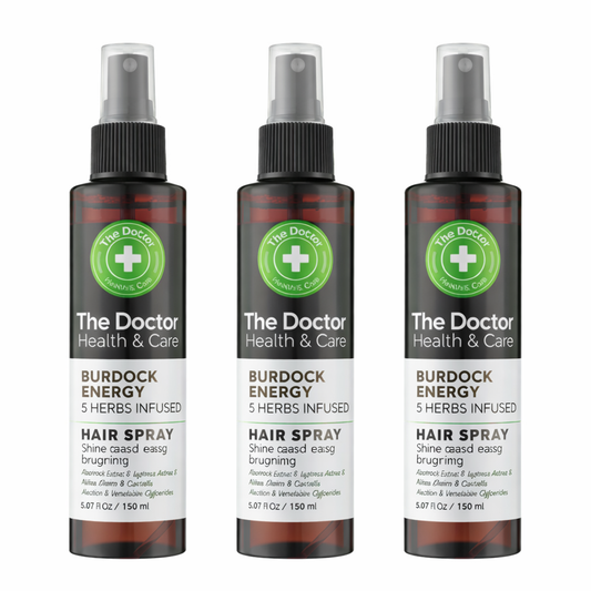 3x150 ml The Doctor Health & Care Klette Energie Vitalisierendes Spray