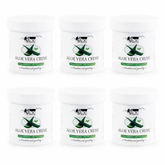 6x250 ml Aloe Vera Creme – Vitalisierend und pflegend
